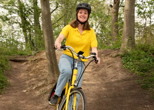Circulaire fiets mocyclette